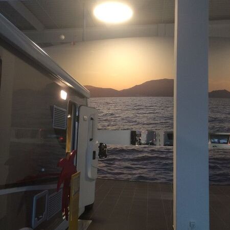 Erwin Hymer World – Rauminstallationen und Licht Wertheim, Deutschland