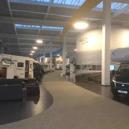 Erwin Hymer World – Rauminstallationen und Licht Wertheim, Deutschland