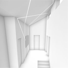 Flur Design einer Neubau-Villa