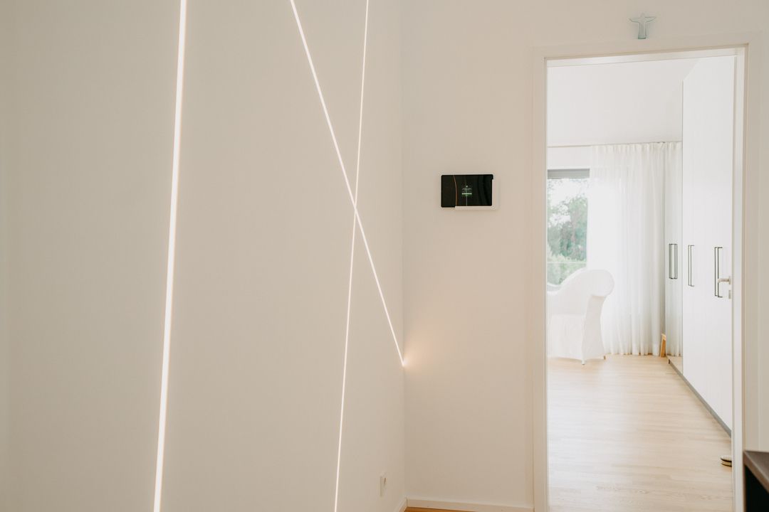 Beleuchtung einer privaten Villa in Weinheim